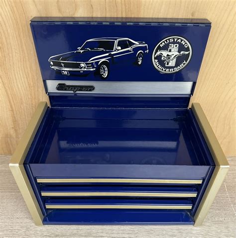 mustang 50th anniversary metal box|Snap On Micro Tool Box Mustang 50th Anniversary Edition Metal .